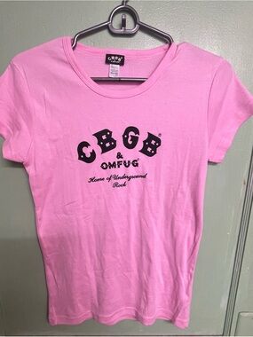 CBGB woman shirt Baby T style size L